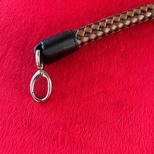 Brighton Ferrara Mixology Braided Leather Handle Black Luggage 19” NWOT